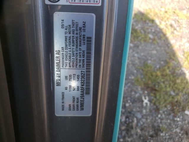 Photo 10 from auction – 2015 SMART FORTWO with VIN WMEEJ9AA8FK823627