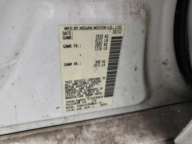 Photo 10 from auction – 2013 NISSAN ALTIMA 2.5 with VIN 1N4AL3APXDC150989