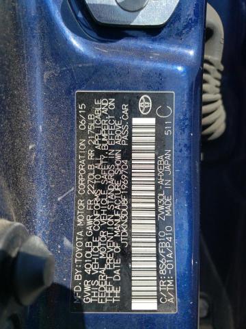 Photo 10 from auction – 2015 TOYOTA PRIUS with VIN JTDKN3DU8F1969704