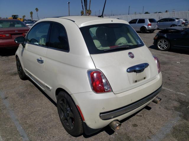 Photo 3 from auction – 2013 FIAT 500 LOUNGE with VIN 3C3CFFCR3DT744536