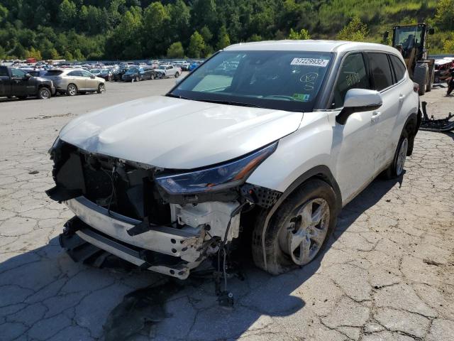 Photo 2 from auction – 2021 TOYOTA HIGHLANDER with VIN 5TDBZRBH5MS095180