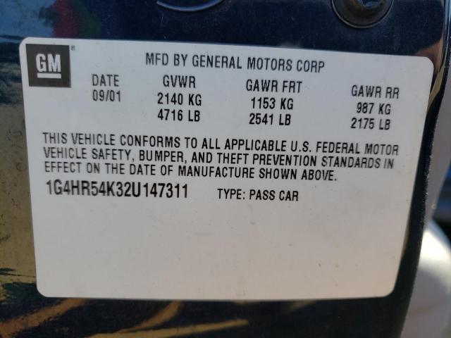 Photo 10 from auction – 2002 BUICK LESABRE LI with VIN 1G4HR54K32U147311