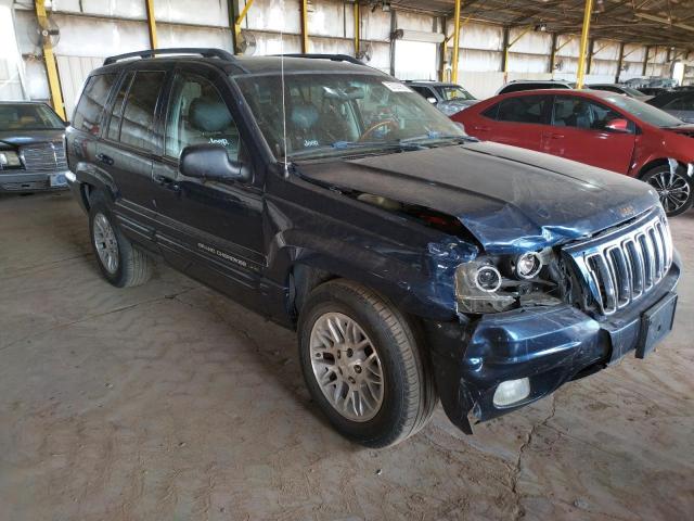 JEEP GRND CHERK 2002 with VIN 1J4GW58NX2C304653 - Photo from auction