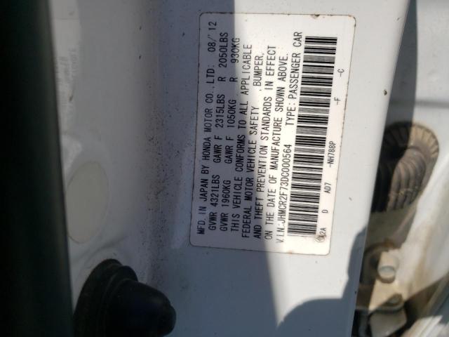 Photo 10 from auction – 2013 HONDA ACCORD EX with VIN JHMCR2F73DC000564