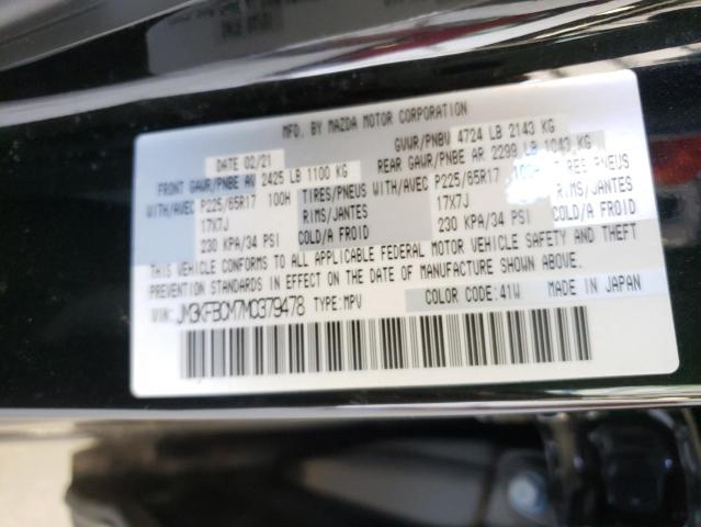 Photo 10 from auction – 2021 MAZDA CX-5 TOURI with VIN JM3KFBCM7M0379478