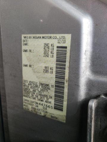 Photo 10 from auction – 2011 NISSAN ALTIMA BAS with VIN 1N4AL2AP7BN447665