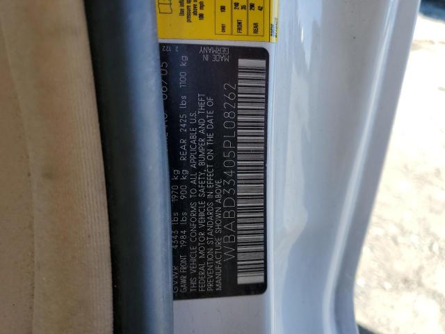 Photo 10 from auction – 2005 BMW 325 CI with VIN WBABD33405PL08262