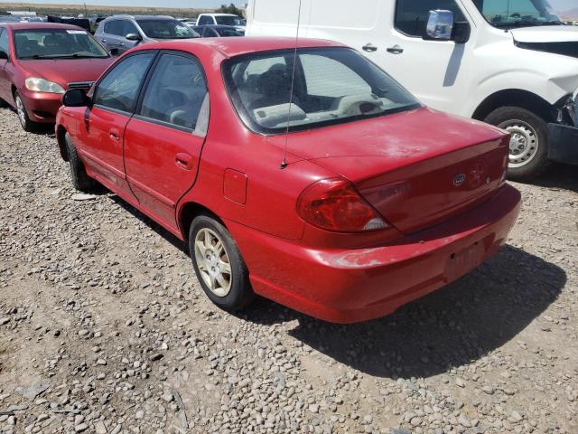 Photo 3 from auction – 2003 KIA SPECTRA BA with VIN KNAFB121935249000