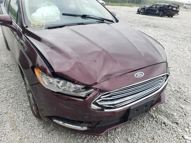 Photo 9 from auction – 2017 FORD FUSION SE with VIN 3FA6P0HD3HR366159