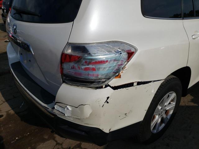 Photo 9 from auction – 2013 TOYOTA HIGHLANDER with VIN 5TDZK3EH4DS130450