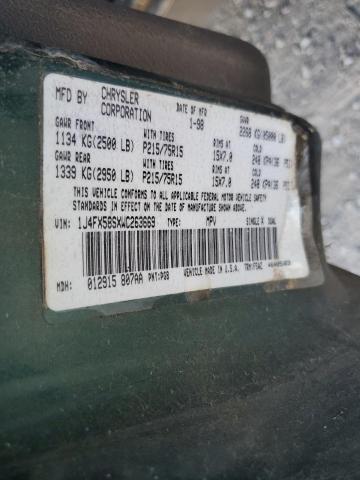 Photo 10 from auction – 1996 JEEP GR CHER with VIN 1J4GZ58YXTC317499