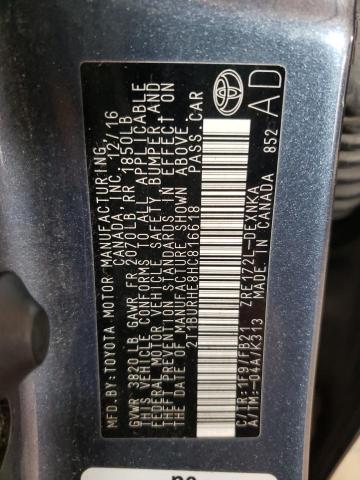 Photo 10 from auction – 2017 TOYOTA COROLLA L with VIN 2T1BURHE8HC816618