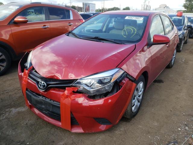 Photo 2 from auction – 2014 TOYOTA COROLLA L with VIN 5YFBURHEXEP032338