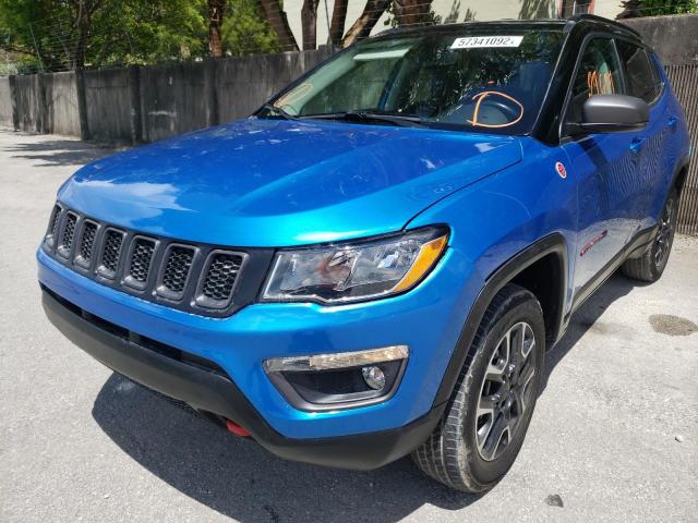 Photo 2 from auction – 2020 JEEP COMPASS TR with VIN 3C4NJDDB1LT221619