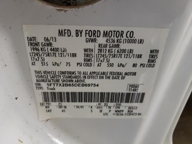 Photo 10 from auction – 2013 FORD F250 SUPER with VIN 1FT7X2B65DEB69754