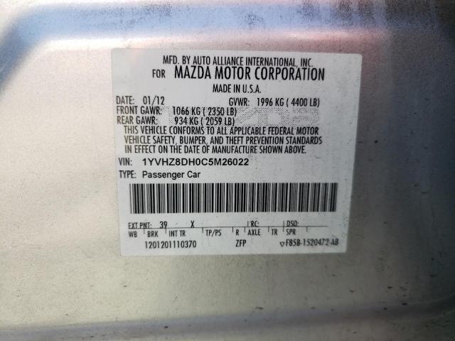 Photo 10 from auction – 2012 MAZDA 6 I with VIN 1YVHZ8DH0C5M26022