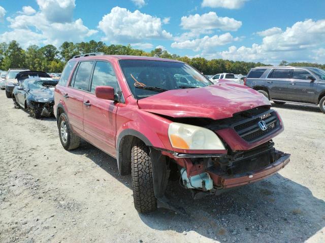 HONDA PILOT EX 2005 with VIN 2HKYF18425H569375 - Photo from auction