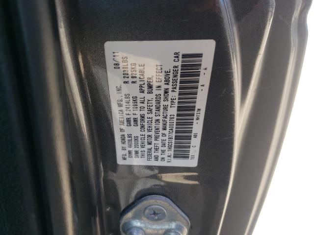 Photo 10 from auction – 2012 HONDA ACCORD EX with VIN 1HGCS1B77CA000763