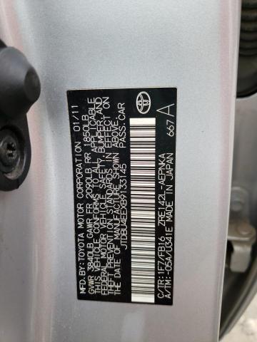 Photo 10 from auction – 2011 TOYOTA COROLLA BA with VIN JTDBU4EEXB9133145