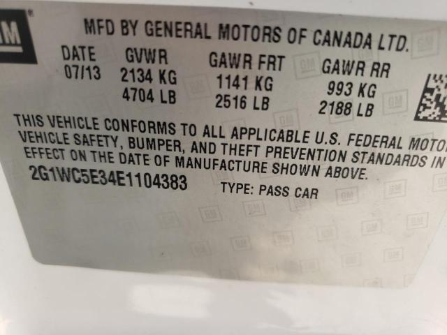 Photo 10 from auction – 2014 CHEVROLET IMPALA LIM with VIN 2G1WC5E34E1104383