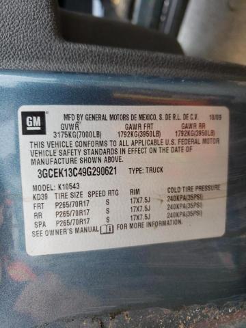 Photo 10 from auction – 2009 CHEVROLET SILVERADO with VIN 3GCEK13C49G290621