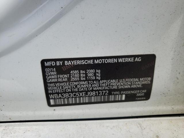 Photo 10 from auction – 2014 BMW 328 XI with VIN WBA3B3C5XEJ981372