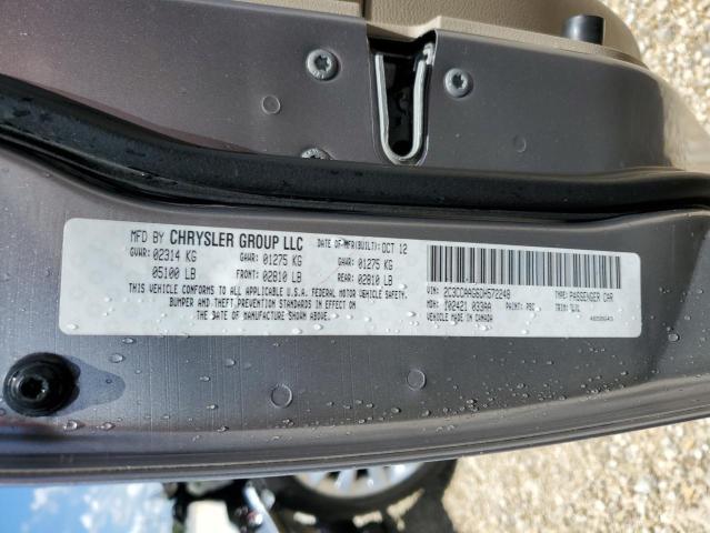 Photo 10 from auction – 2013 CHRYSLER 300 with VIN 2C3CCAAG6DH572248
