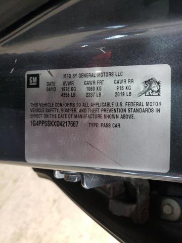 Photo 10 from auction – 2013 BUICK VERANO with VIN 1G4PP5SKXD4217667