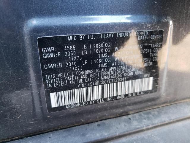Photo 10 from auction – 2014 SUBARU OUTBACK with VIN 4S4BRCDC6E3220345