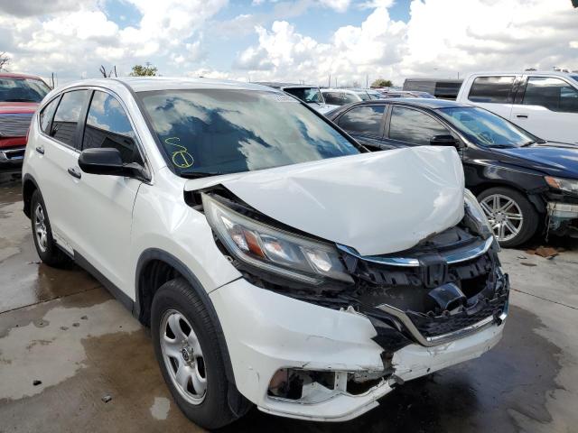 HONDA CR-V LX 2015 with VIN 5J6RM3H31FL009643 - Photo from auction