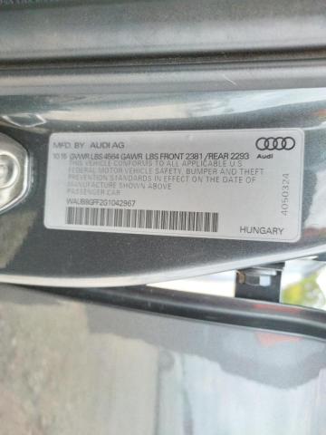 Photo 10 from auction – 2016 AUDI A3 PREMIUM with VIN WAUB8GFF2G1042967