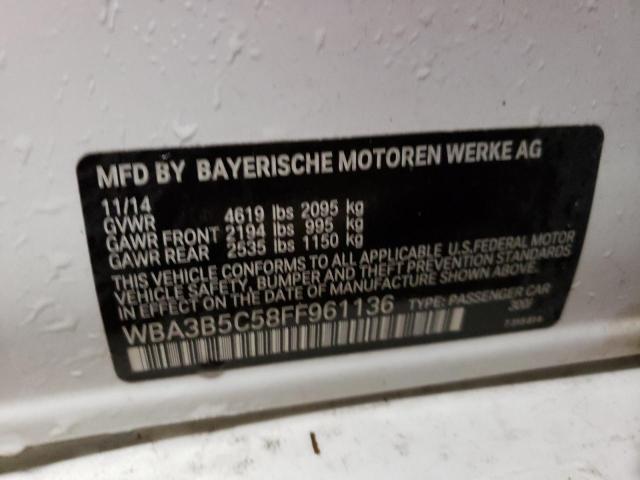 Photo 10 from auction – 2015 BMW 328 XI SUL with VIN WBA3B5C58FF961136