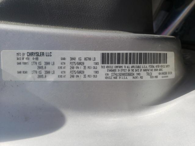 Photo 10 from auction – 2008 DODGE RAM 1500 S with VIN 1D7HU18208S596834