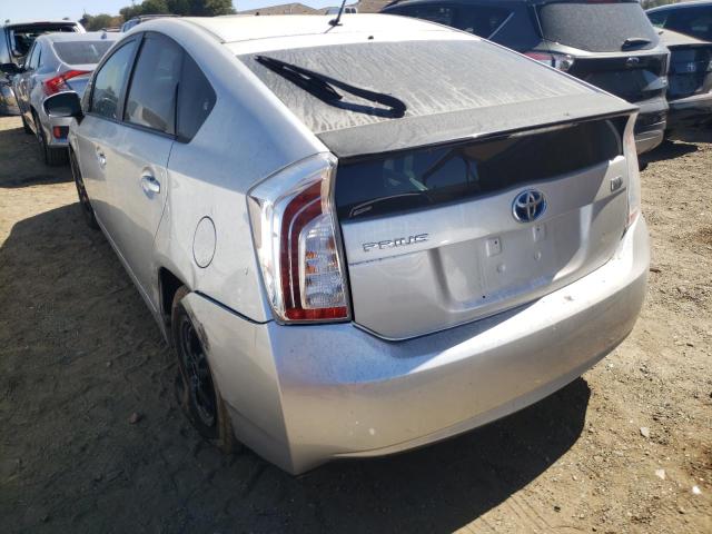 Photo 3 from auction – 2012 TOYOTA PRIUS with VIN JTDKN3DU7C5537237