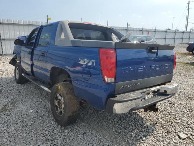 Photo 3 from auction – 2003 CHEVROLET AVALANCHE with VIN 3GNEK13T43G300403