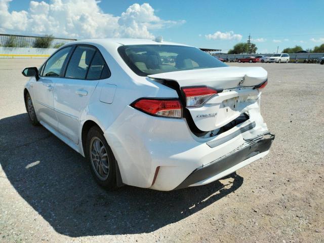 Photo 3 from auction – 2021 TOYOTA COROLLA LE with VIN JTDEAMDE2MJ007841