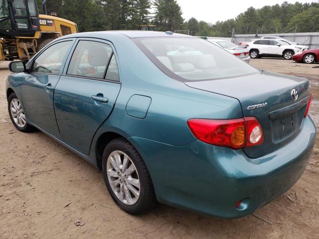 Photo 3 from auction – 2009 TOYOTA COROLLA with VIN 2T1BU40E59C131783