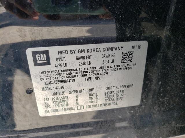 Photo 10 from auction – 2017 BUICK ENCORE PRE with VIN KL4CJASB9HB044779