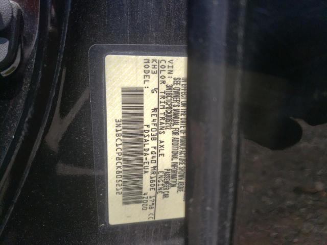 Photo 10 from auction – 2012 NISSAN VERSA S with VIN 3N1BC1CP8CK805212