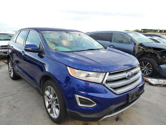 FORD EDGE TITAN 2015 with VIN 2FMTK4K93FBC35568 - Photo from auction