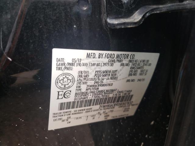 Photo 10 from auction – 2013 FORD FLEX SEL with VIN 2FMHK6C89DBD07832