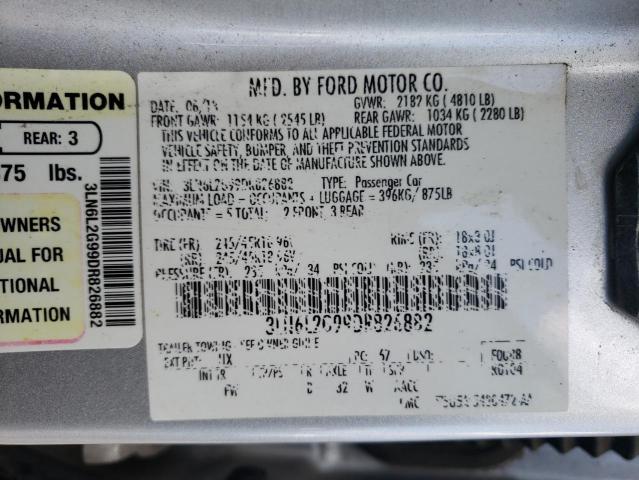 Photo 10 from auction – 2013 LINCOLN MKZ with VIN 3LN6L2G99DR826882