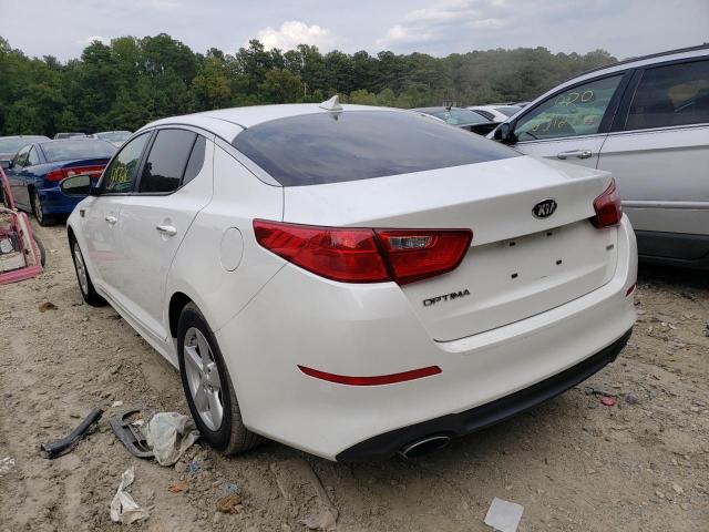 Photo 3 from auction – 2014 KIA OPTIMA LX with VIN KNAGM4A77E5494063