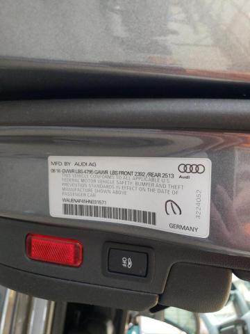 Photo 10 from auction – 2017 AUDI A4 PREMIUM with VIN WAUENAF45HN031571