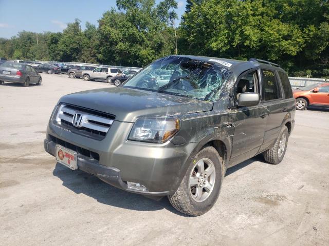Photo 2 from auction – 2006 HONDA PILOT EX with VIN 2HKYF18446H501838