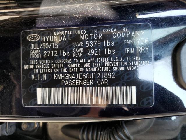 Photo 10 from auction – 2016 HYUNDAI GENESIS 3. with VIN KMHGN4JE8GU121892