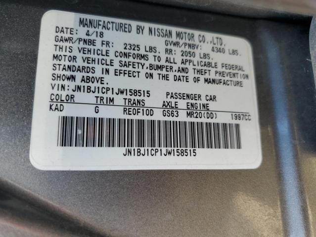 Photo 10 from auction – 2018 NISSAN ROGUE with VIN JN1BJ1CP1JW158515