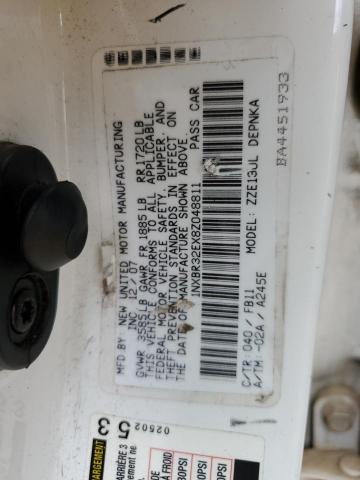 Photo 10 from auction – 2008 TOYOTA COROLLA CE with VIN 1NXBR32EX8Z048811