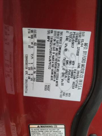 Photo 10 from auction – 2004 FORD EXPLORER X with VIN 1FMZU73W74UB79152