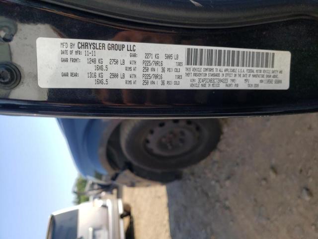 Photo 10 from auction – 2012 DODGE JOURNEY SE with VIN 3C4PDCAB3CT204223